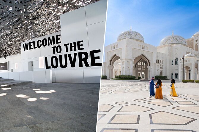 Private Abu Dhabi Tour with Mosque, Louvre and Qasr al Watan 